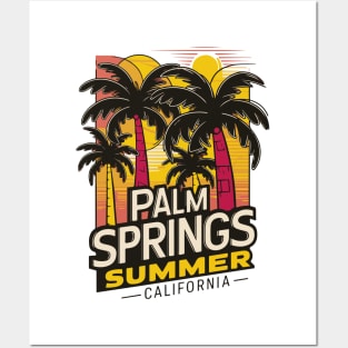 Sunset Serenade: Palm Springs Paradise Posters and Art